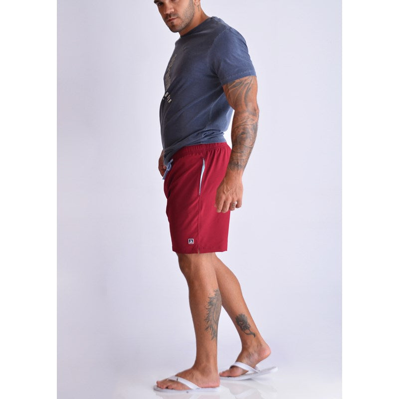 BERMUDA TACTEL MESCLA C ELAST LISO BORDO BORDO