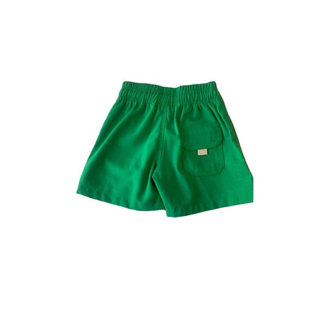 SHORT LINHO MASC KIDS LISO VERDE BANDEIR VERDE BANDEIRA