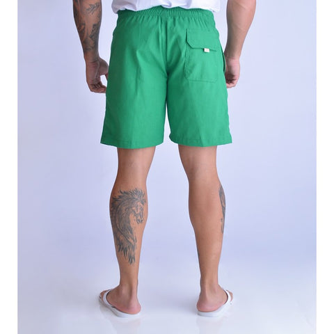 SHORT LINHO MASC LISO VERDE BANDEIRA VERDE BANDEIRA