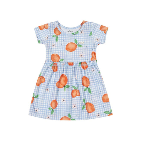 VESTIDO MC ELAST E BAB COS EST FRUTAS XA AZUL