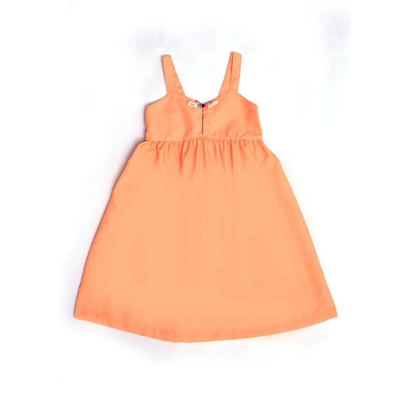 VESTIDO ENTRE BORBOLETAS LARANJA LARANJA