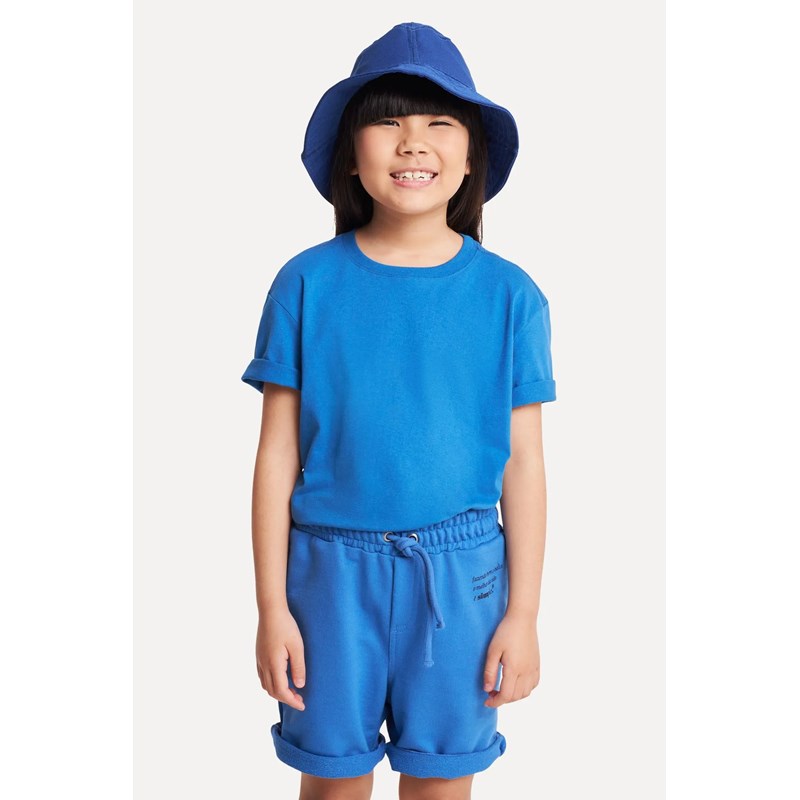 CAMISETA MC MASC MINI SIMPLES AZUL ROYAL AZUL ROYAL