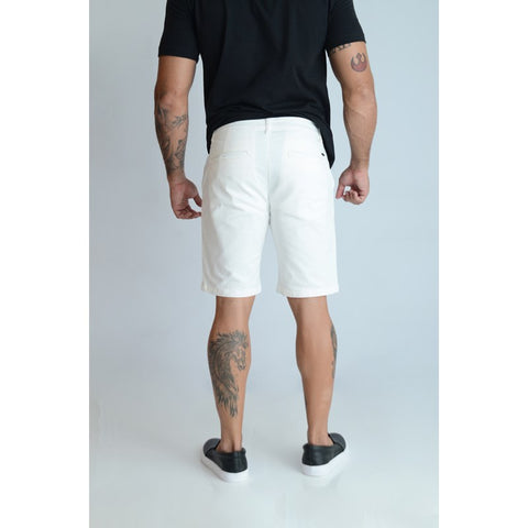 BERMUDA ARAMIS CHINO COLOR NOVA ESSENCIA OFF WHITE