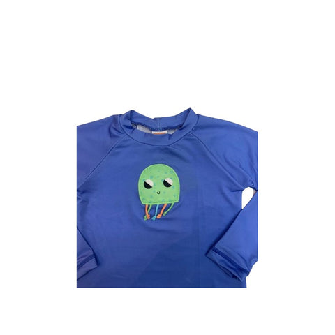 CAMISETA UV MASC CRIATURAS MARINHAS AZUL AZUL