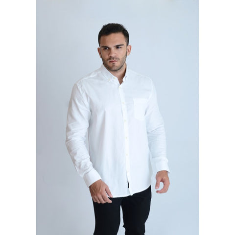 CAMISA ARAMIS ML REG BUTTON DOWN OXFORD BRANCO