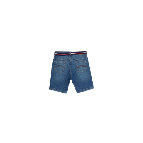 BERMUDA MASC TRAD JNS ESCURO C CINTO CRA JEANS ESCURO