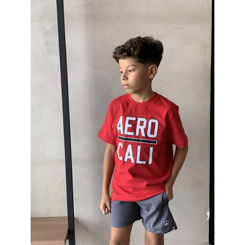 CAMISETA MC MASC TEEN AEROPOSTALE VERMELHO