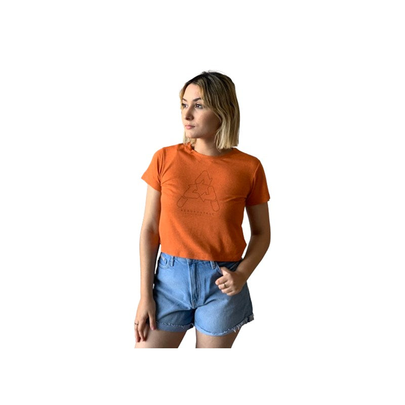 BLUSA MC CROPPED FEMININA AEROPOSTALE LA LARANJA