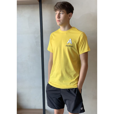 CAMISETA MC MASCULINA AEROPOSTALE AMAREL AMARELO CANARIO
