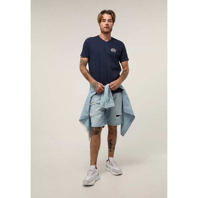 CAMISETA MC MASCULINA AEROPOSTALE AZUL M MARINHO