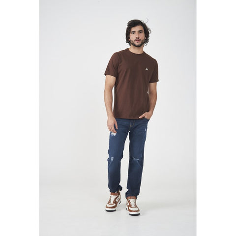 CAMISETA MC MASCULINA A87 AEROPOSTALE MARROM
