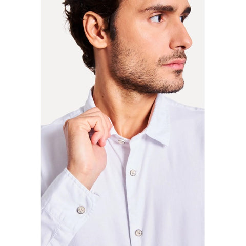 CAMISA MASC ML OXFORD SIMPLES BRANCO