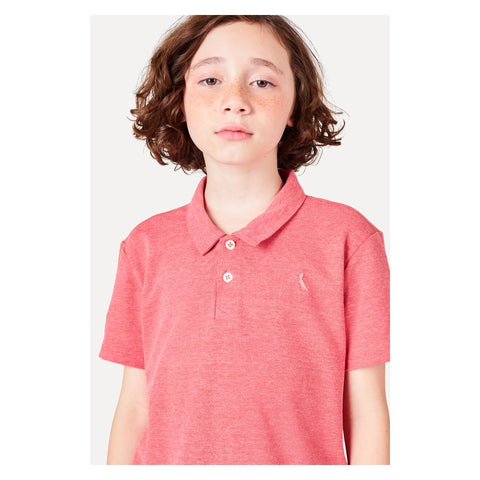 POLO RESERVA MINI PIQUET PARIS VERMELHO CEREJA