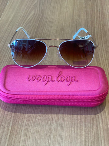 OCULOS DE SOL INF WP METAL BRANCO