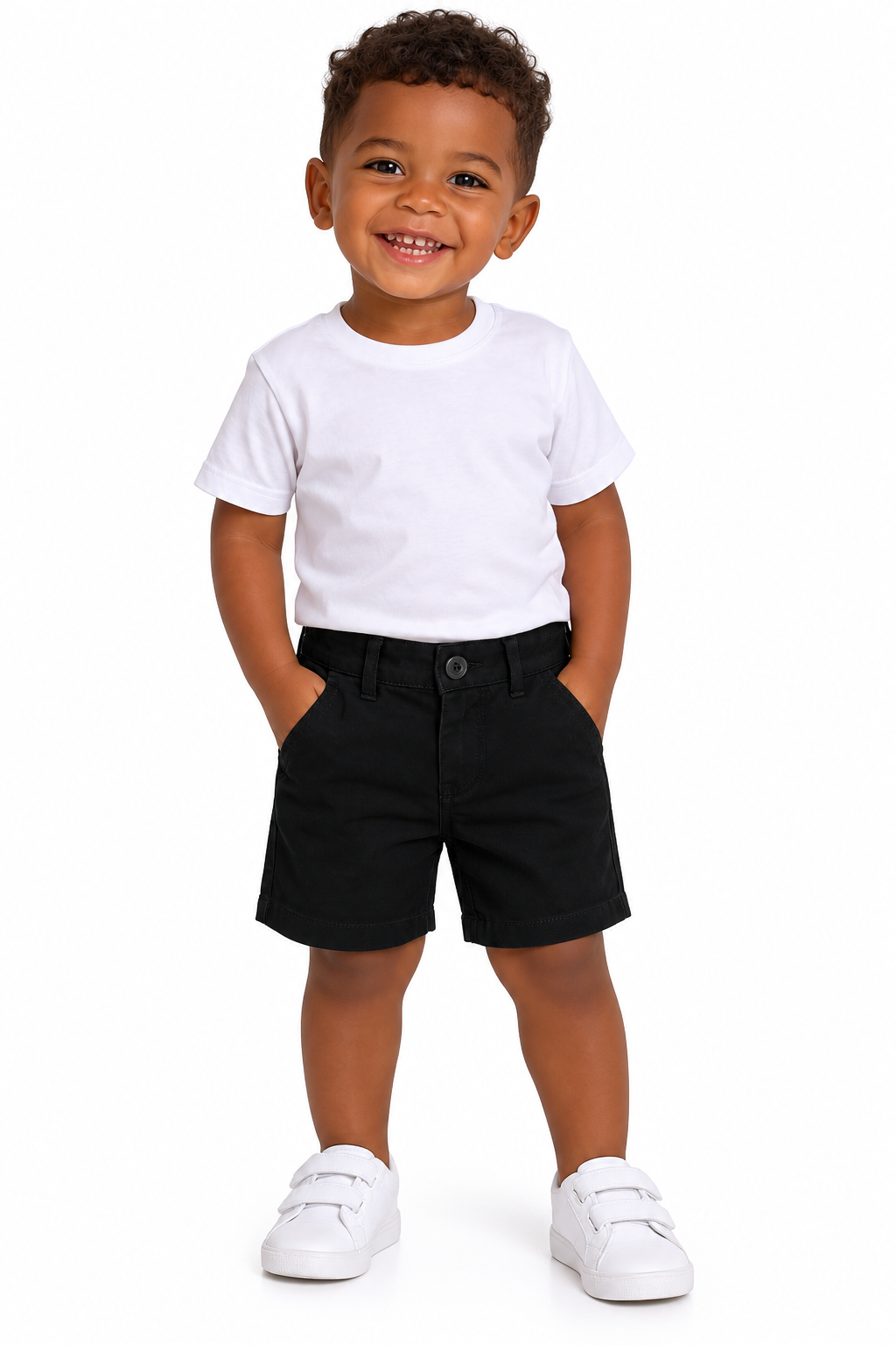 BERMUDA MASC ALFAIATARIA CRAWLING - 1/3 PRETO