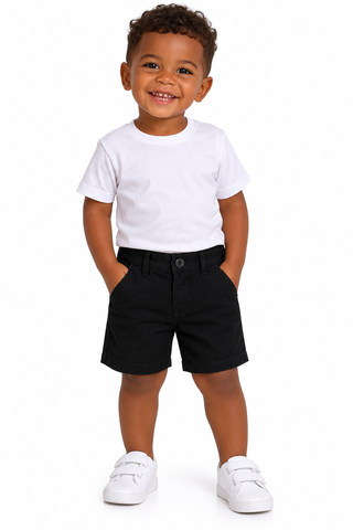 BERMUDA MASC ALFAIATARIA CRAWLING - 1/3 PRETO