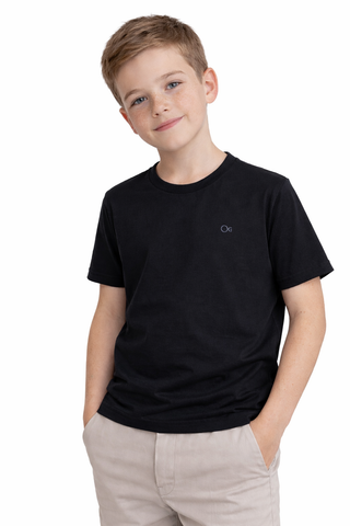 CAMISETA OGOCHI INF MC ESSENCIAL 0005 PRETO