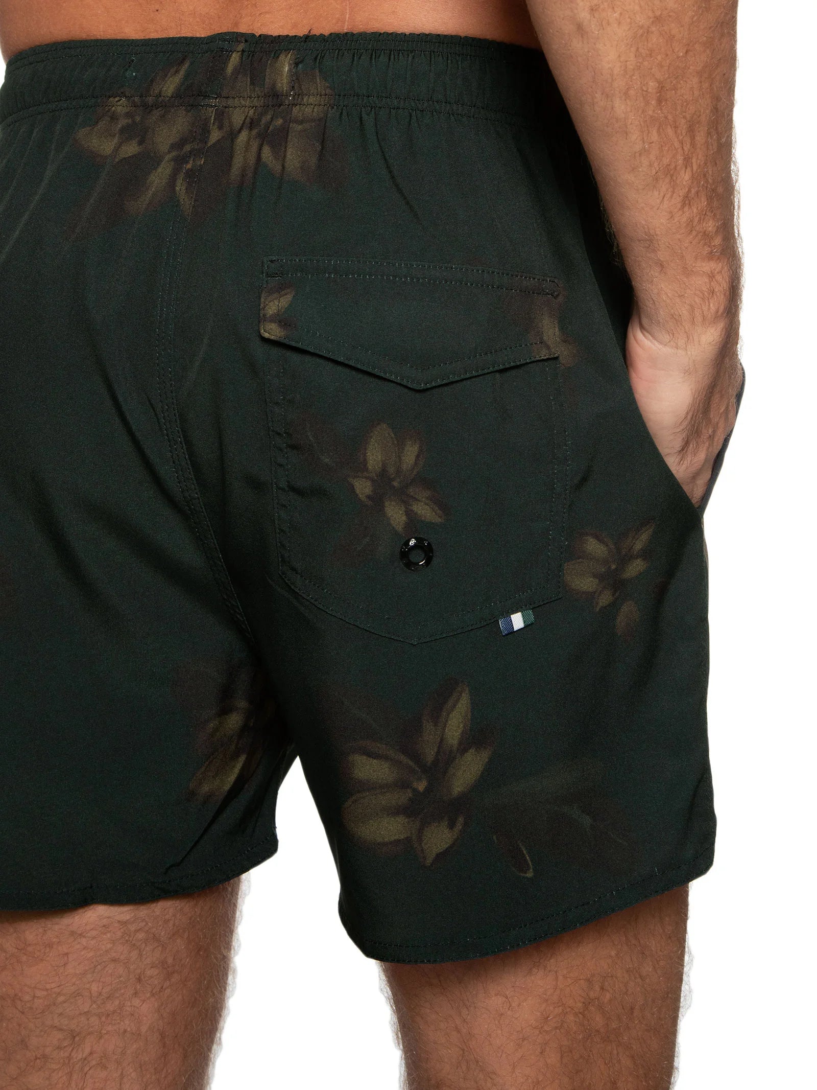 NOVO SHORT PRAIA RSV MAS EST CAMP FLOWERS PRETO