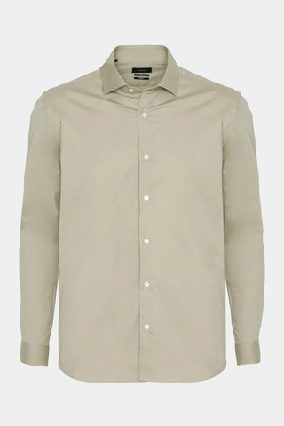 CAMISA MAS ML SLIM TRICOLINE STRETCH CAQUI
