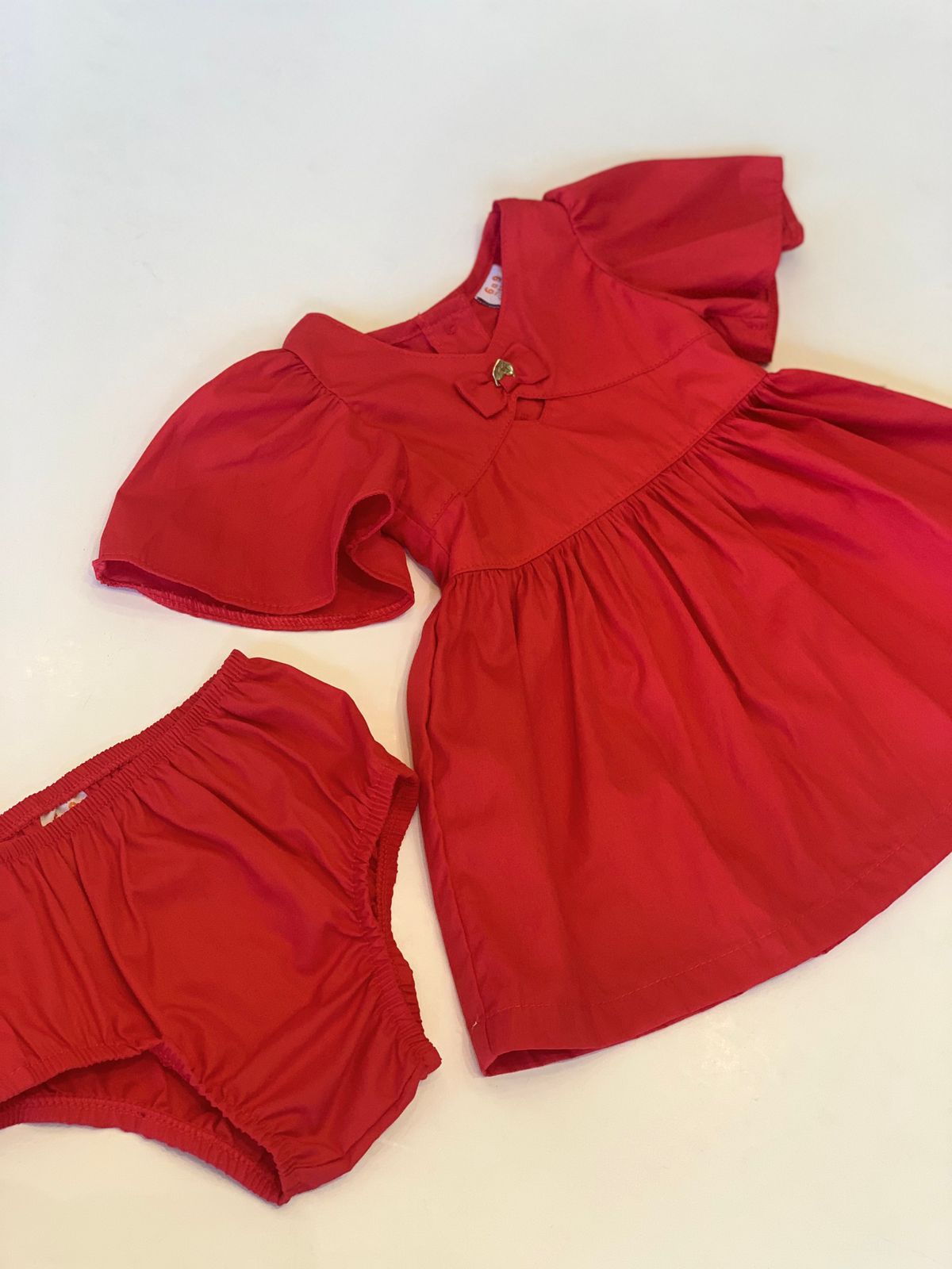 VESTIDO E CALCINHA BB FESTAS FINAL ANO VERMELHO