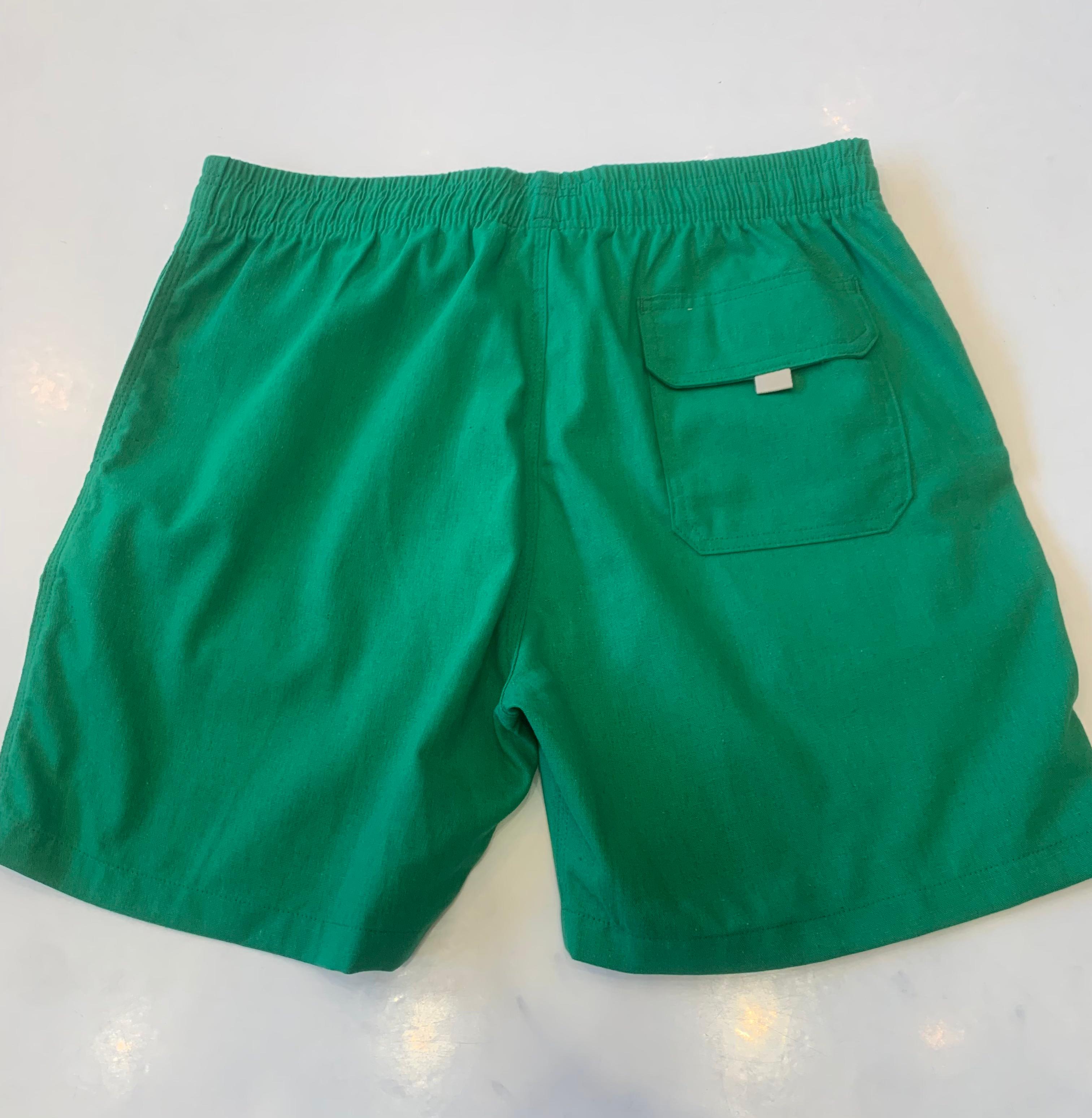 SHORT LINHO MASC LISO VERDE BANDEIRA VERDE BANDEIRA