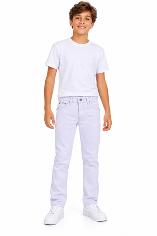 CALCA MASC SKINNY CRAWLING - 10/16 BRANCO