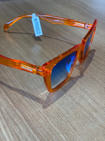 NOVO OCULOS DE SOL INFANTIL WP ACETATO LARANJA