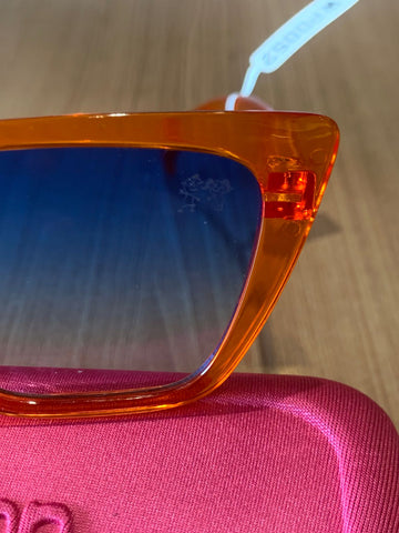 NOVO OCULOS DE SOL INFANTIL WP ACETATO LARANJA