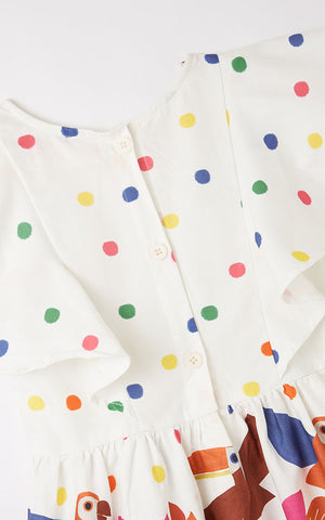 VESTIDO RAINHA DAS ONDAS FABULA BRANCO