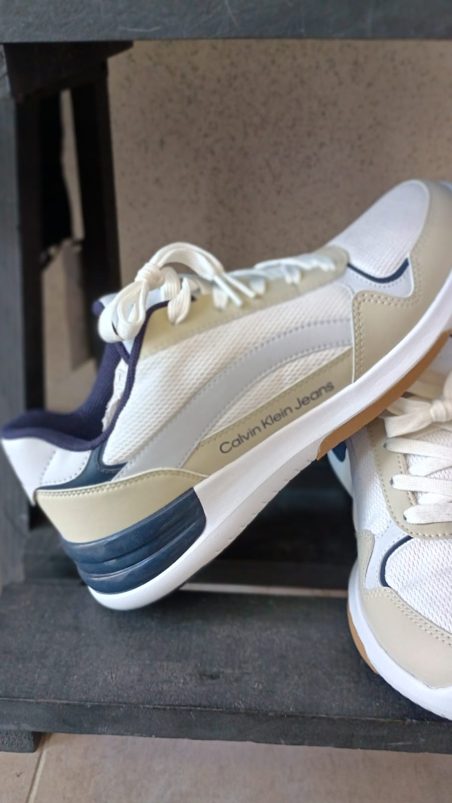 NOVO TENIS CKJ MASC AIR LAYERS BRANCO