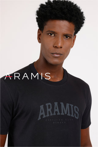 NOVO CAMISETA MC MASC ARAMIS COLLEGE PRETO