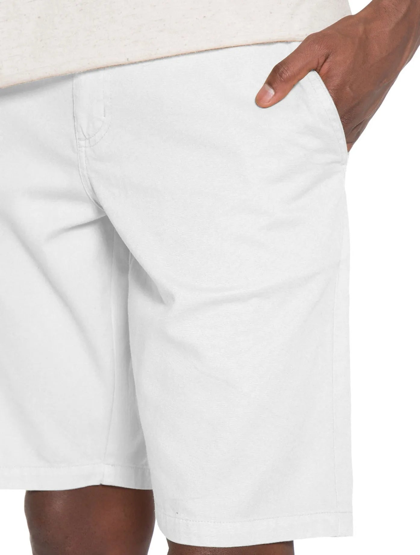 NOVO BERMUDA ARAMIS CHINO COS CHAMBRAY BRANCO