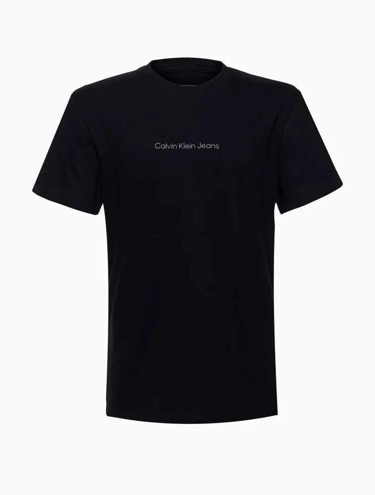 NOVO CAMISETA CKJ KIDS MC LOGO CENTRALIZADO PRETO