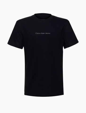 NOVO CAMISETA CKJ KIDS MC LOGO CENTRALIZADO PRETO