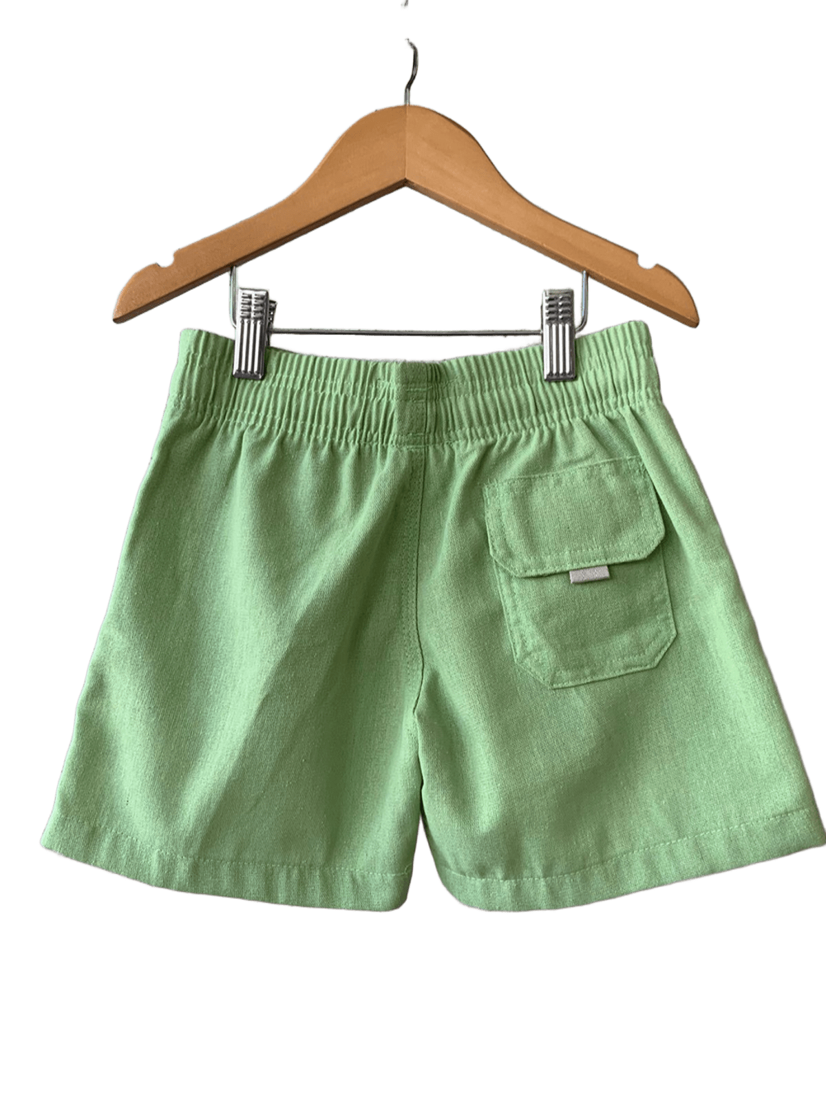 NOVO SHORT LINHO MASC KIDS LISO ABACATE