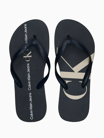 CHINELO MAS CKJ LOGO CORRIDO CK MARINHO