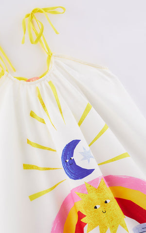 VESTIDO ALCA IMAGINAR FUTUROS BRANCO