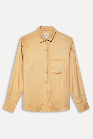 CAMISA ML FEM OVERSHIRT TRANCOSO SIMPLES PALHA