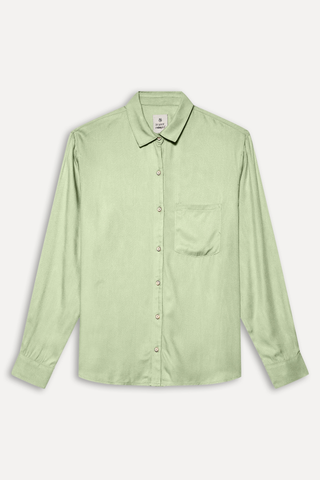 CAMISA ML FEM OVERSHIRT TRANCOSO SIMPLES LIMAO