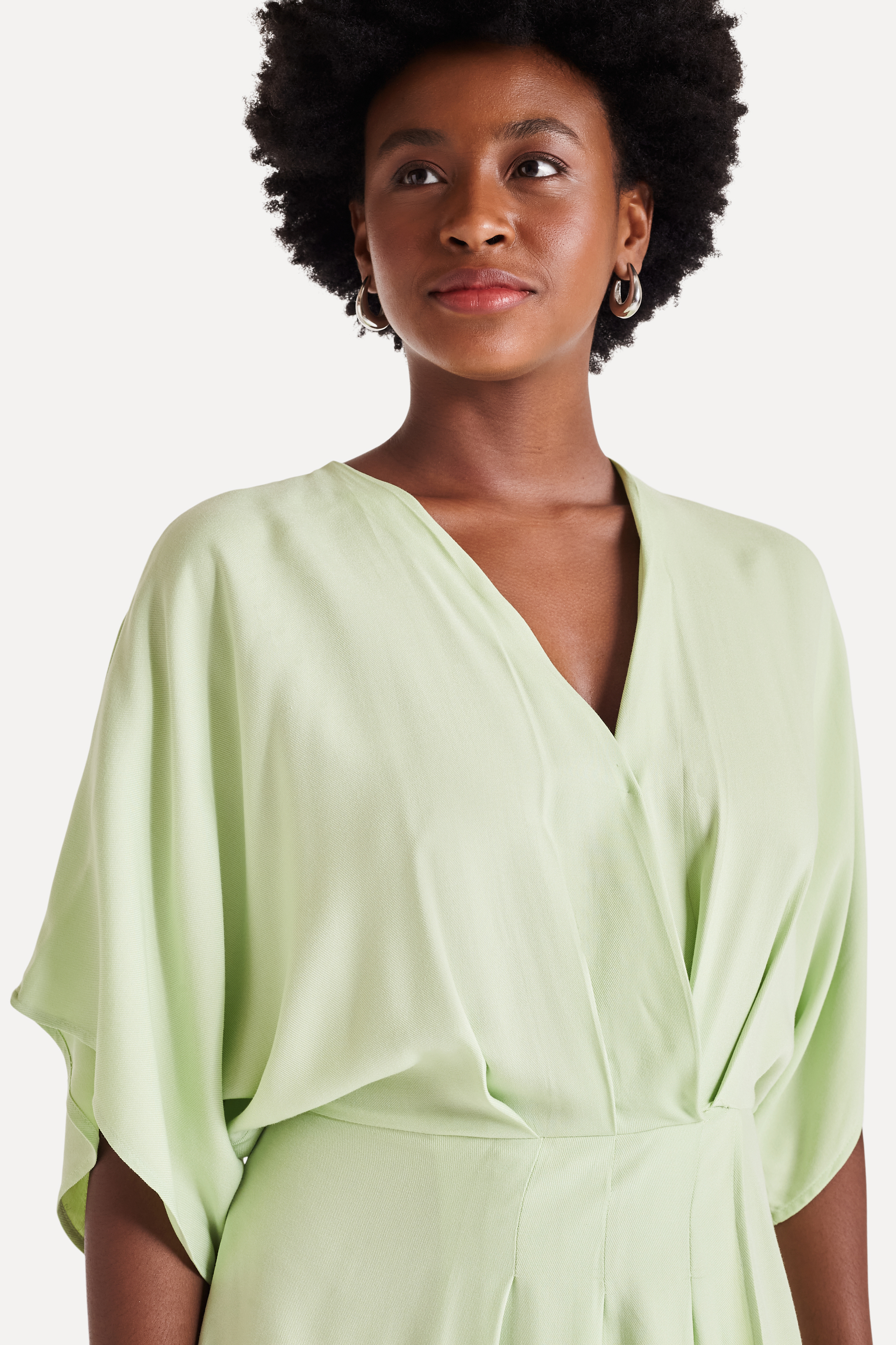 VESTIDO KIMONO FEM SIMPLES LIMAO