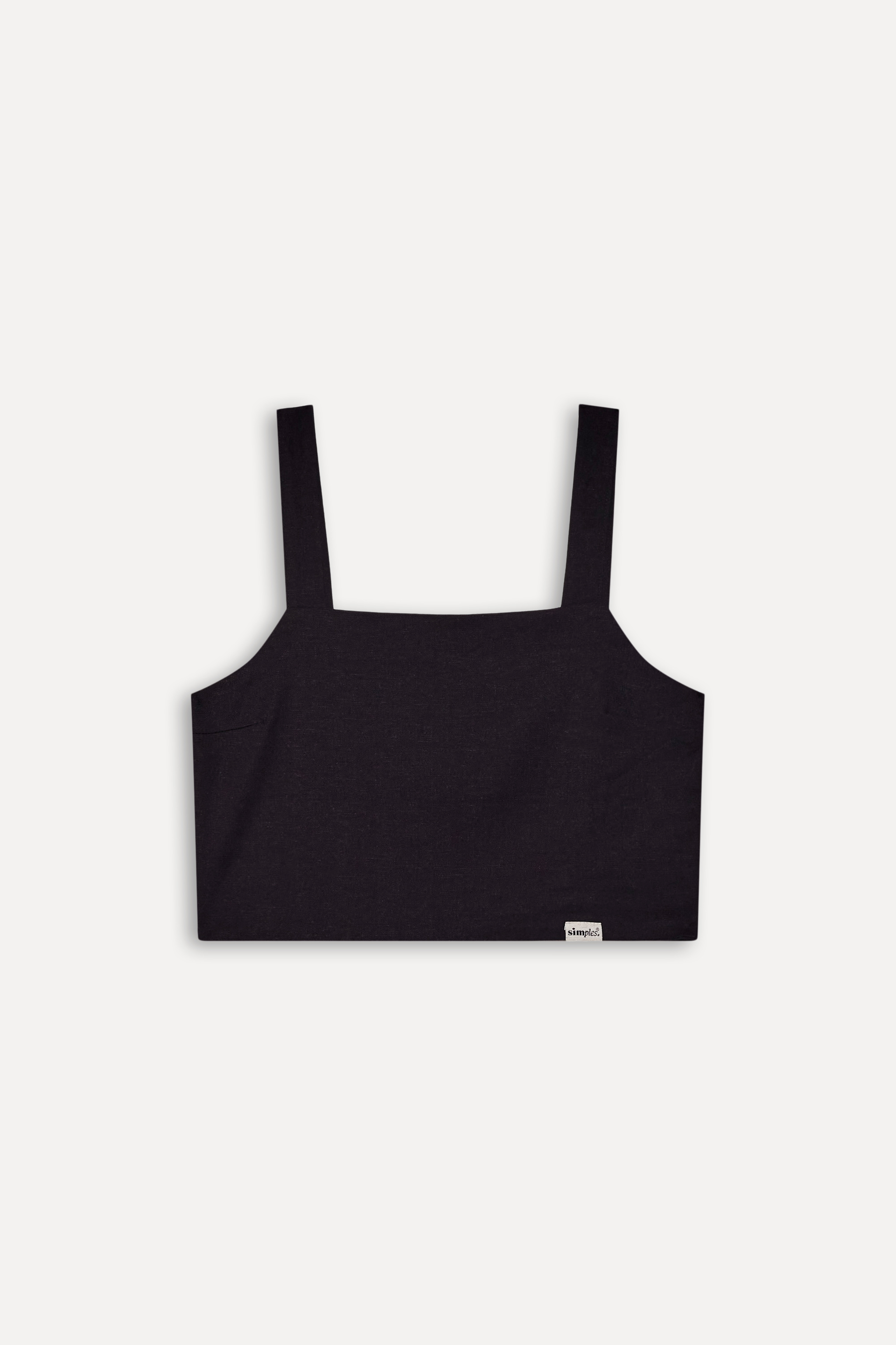 TOP FEM LINHOSO SIMPLES PRETO