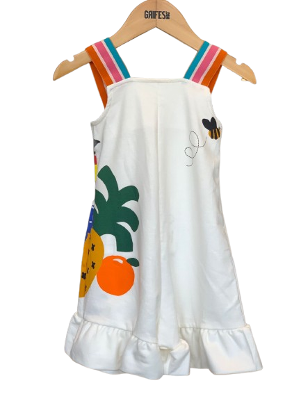 MACAQUINHO FEM SILK FRUTEIRA FABULA OFF WHITE