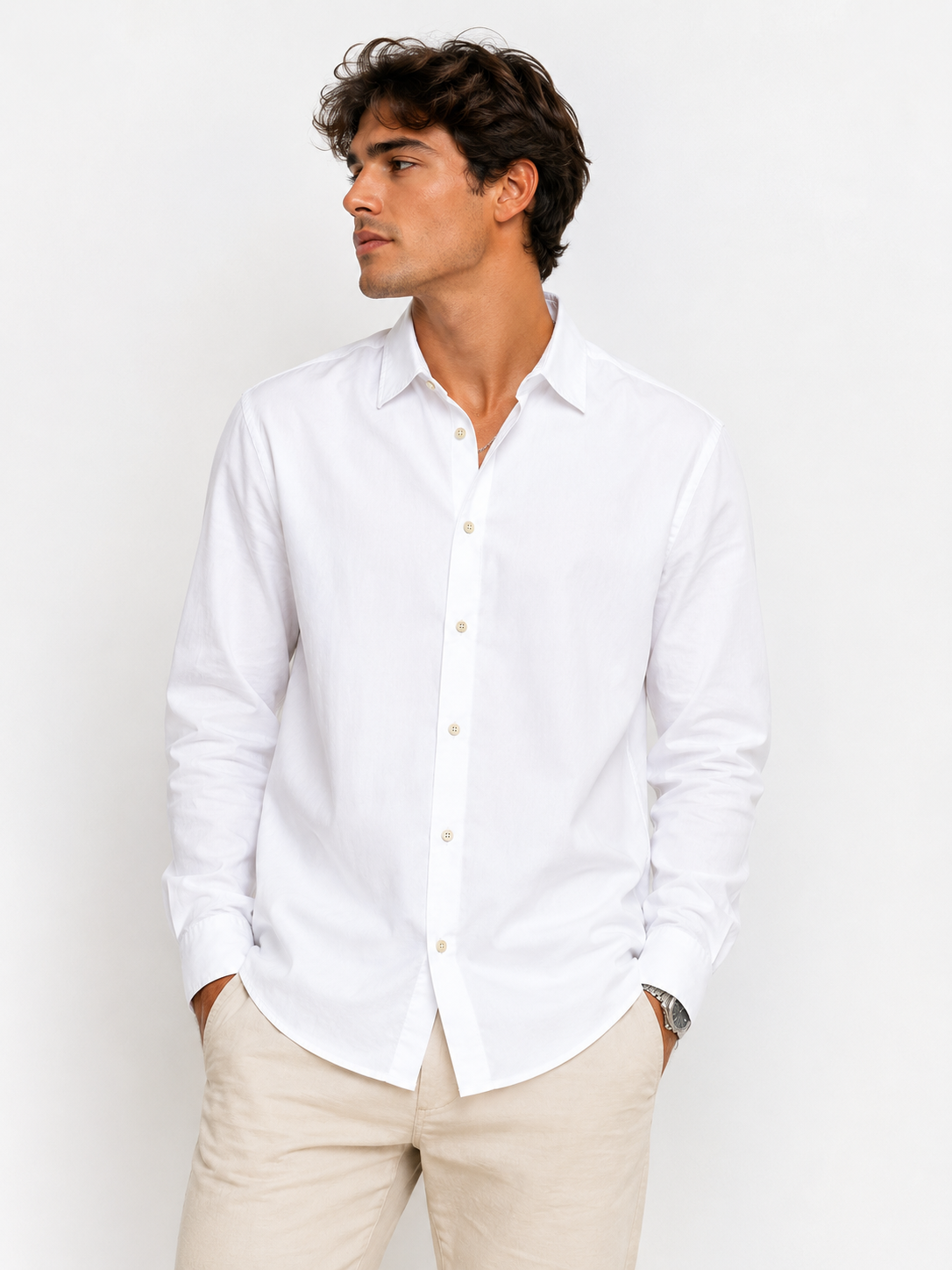 CAMISA RSV MAS ML SPORT OXFORD BRANCO