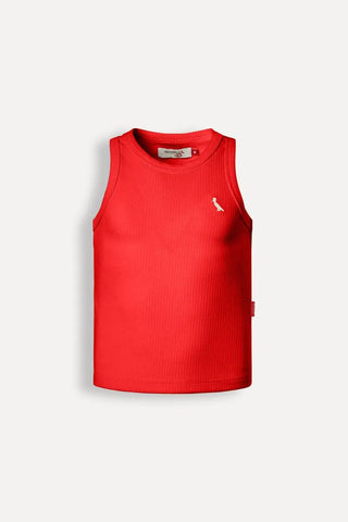 REGATA RSV MINI FEM CANELADA CORES VERMELHO