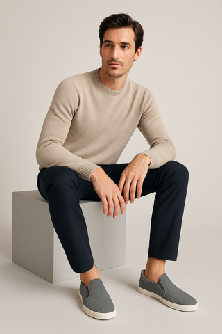 TENIS RSV MASC LAPA KNIT 0002 CINZA MESCLA