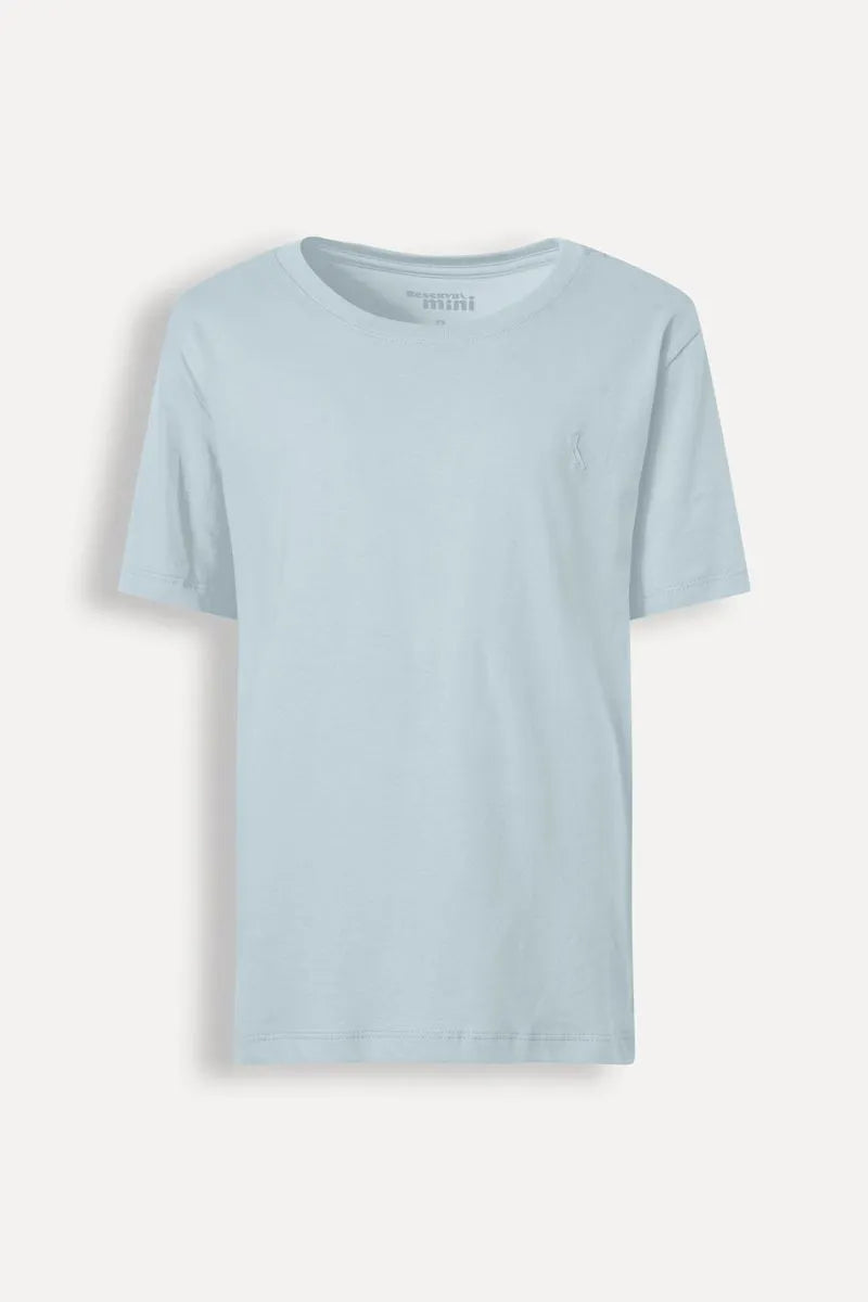 CAMISETA RSV MINI MC CARECA BASICA AZUL TECH
