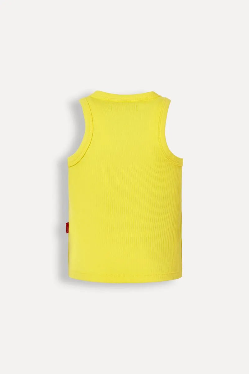 REGATA RSV MINI FEM CANELADA CORES AMARELO VIBRANTE
