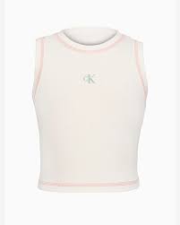 BLUSA CKJ KIDS FEM SM TRANCADOR DEGRADE OFF WHITE