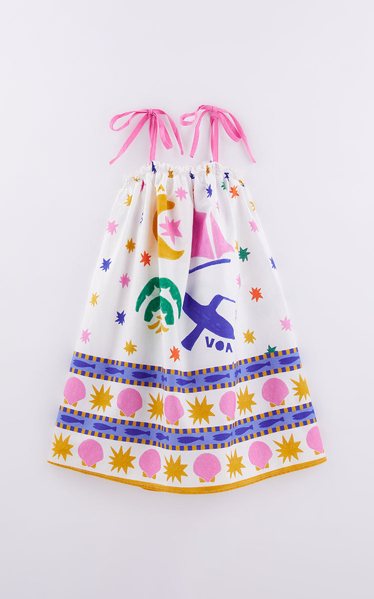 VESTIDO EST MARE SOLAR FABULA BRANCO