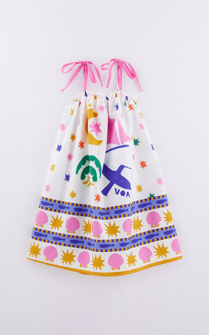 VESTIDO EST MARE SOLAR FABULA BRANCO